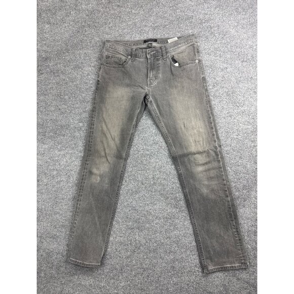 Banana Republic Vintage Straight Jeans Men's 30 x 32 Gray Denim Stretch 5 Pocket - Picture 1 of 8